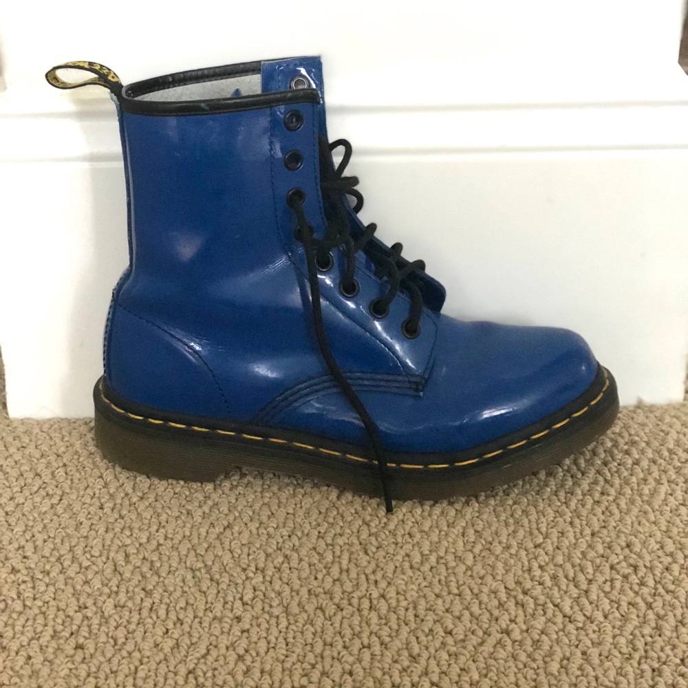 Electric Blue Dr. Martens
